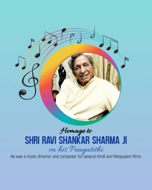 Ravi Shankar Sharma Punyatithi poster