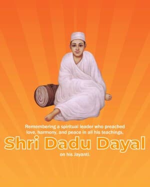 Dadu Dayal Jayanti flyer