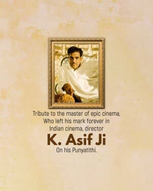 K. Asif Punyatithi poster