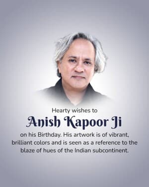 Anish Kapoor Birthday video