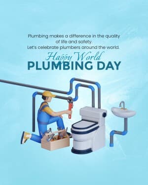 World Plumbing Day flyer