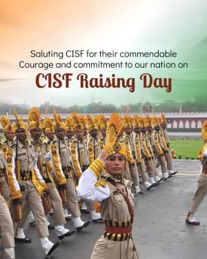 CISF Raising Day graphic