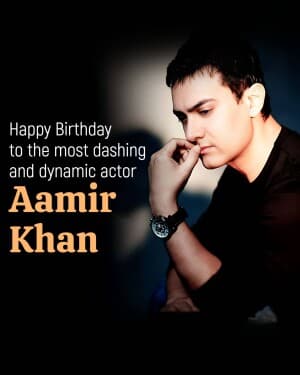 Aamir Khan Birthday image