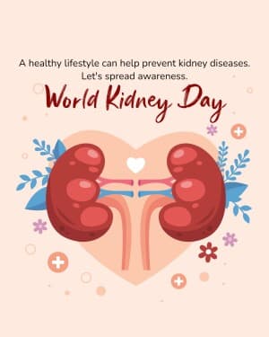 World Kidney Day flyer