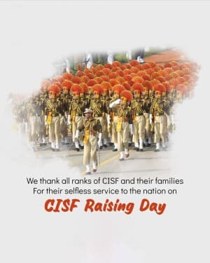 CISF Raising Day illustration