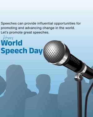 World Speech Day illustration