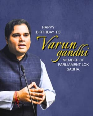 Varun Gandhi Birthday video