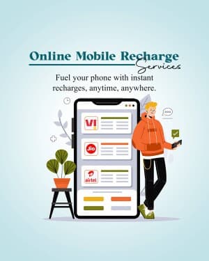 Recharge ( DTH/ Mobile ) flyer