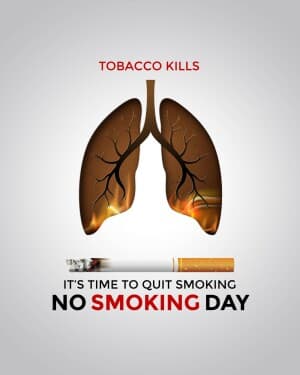 No Smoking Day marketing poster
