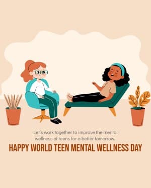 World Teen Mental Wellness Day image