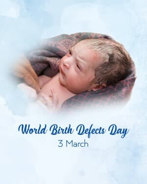 World Birth Defects Day illustration