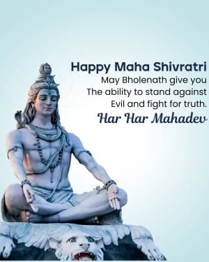 Maha Shivaratri post