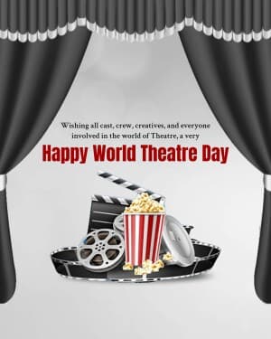 World Theatre Day illustration