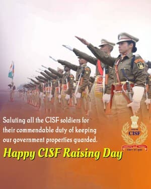CISF Raising Day banner