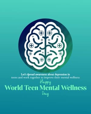 World Teen Mental Wellness Day banner