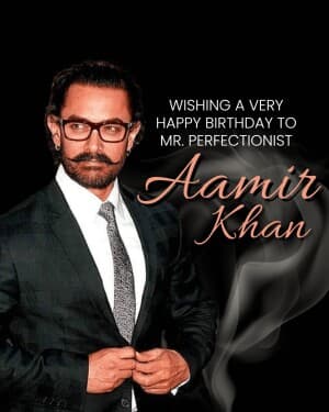 Aamir Khan Birthday banner