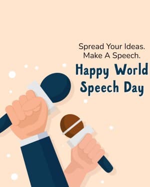 World Speech Day video
