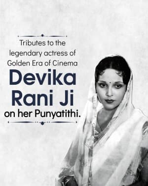 Devika Rani Punyatithi post