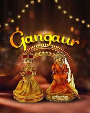 Exclusive Collection - Gangaur event poster