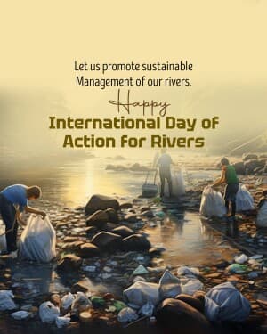 International Day of Action for Rivers flyer