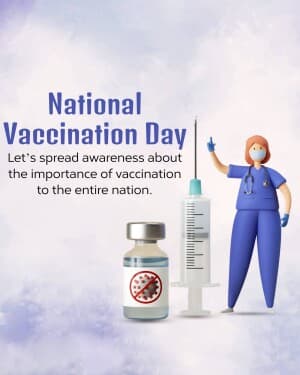 National Vaccination Day Instagram Post