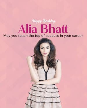 Alia Bhatt Birthday image