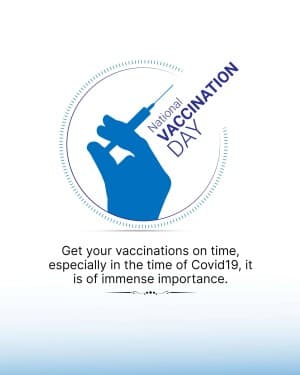 National Vaccination Day poster Maker