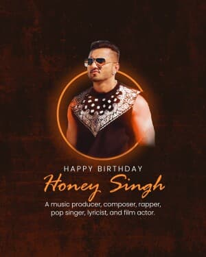 Honey Singh Birthday image