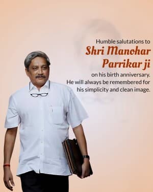 Manohar Parrikar Jayanti video