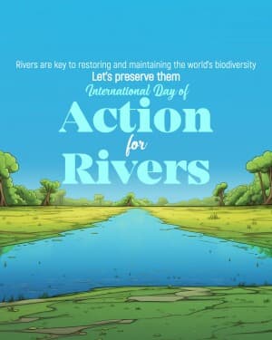 International Day of Action for Rivers banner