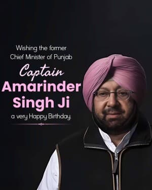 Amarinder Singh Birthday post