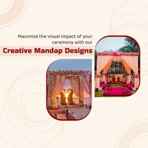 mandap decoration promotional post
