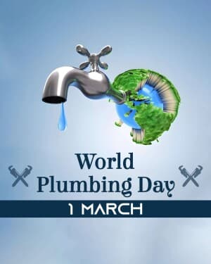 World Plumbing Day poster