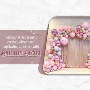 Baloon Decoration business video