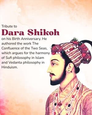 Dara Shikoh Jayanti image