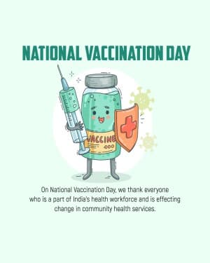National Vaccination Day banner