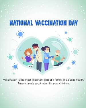 National Vaccination Day poster