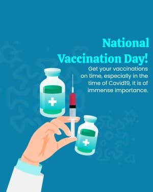 National Vaccination Day flyer