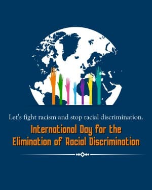 International Day For The Elimination Of Racial Discrimination illustration