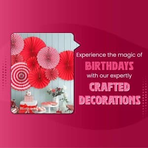 Birthday Decorations business video