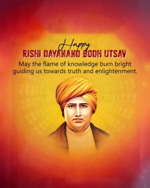 Rishi Dayanand Bodh Utsav banner