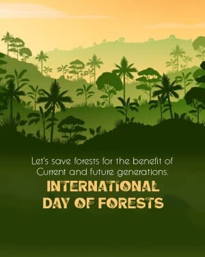 International Day of Forests ad post