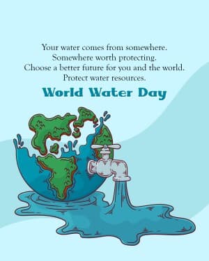 World Water Day Instagram Post