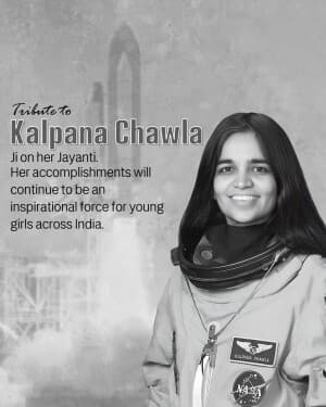 Kalpana Chawla Birth Anniversary banner