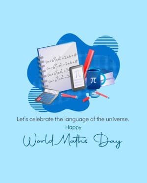 World Maths Day graphic