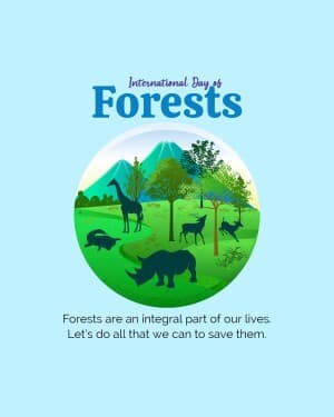 International Day of Forests graphic