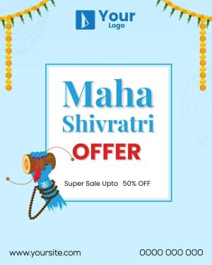 Maha Shivratri Offers Instagram flyer