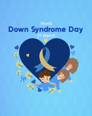 World Down Syndrome Day creative image