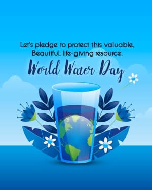 World Water Day poster Maker