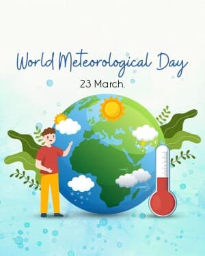 World Meteorological Day creative image